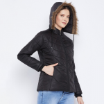 Women Black Insulator Padded Jacket