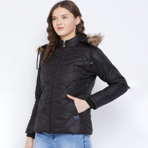 Women Black Insulator Padded Jacket